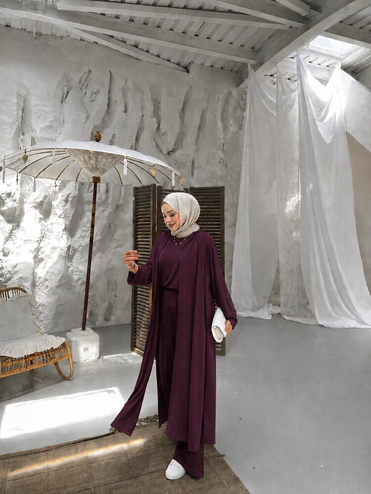 Üçlü Sandy Takım Mor