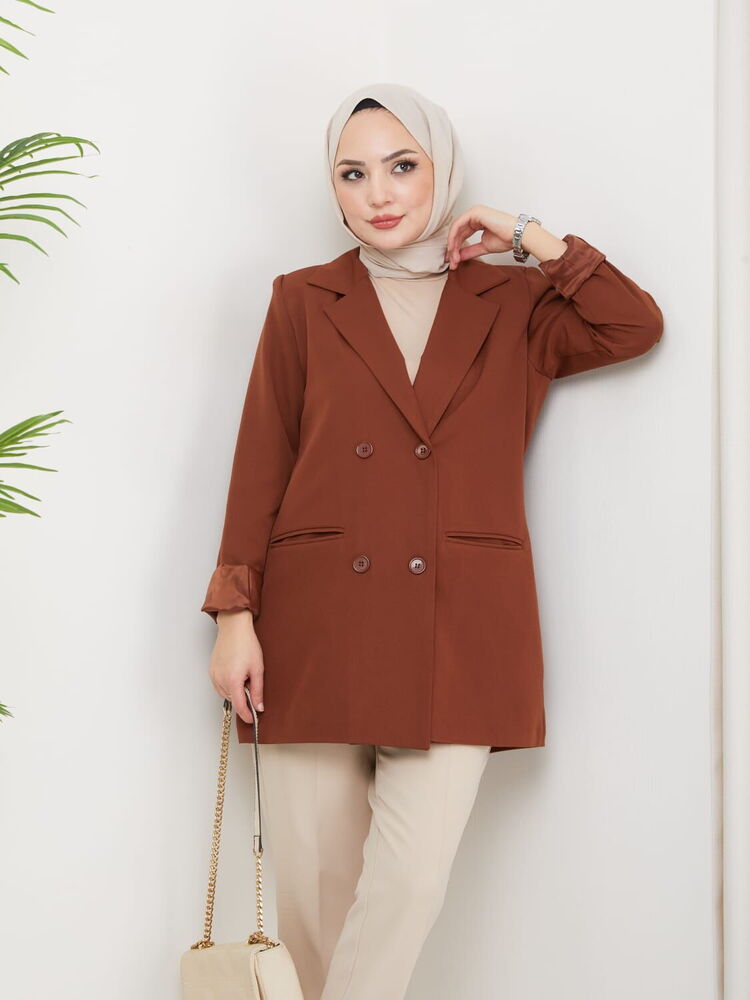 Blazer Ceket Kahve