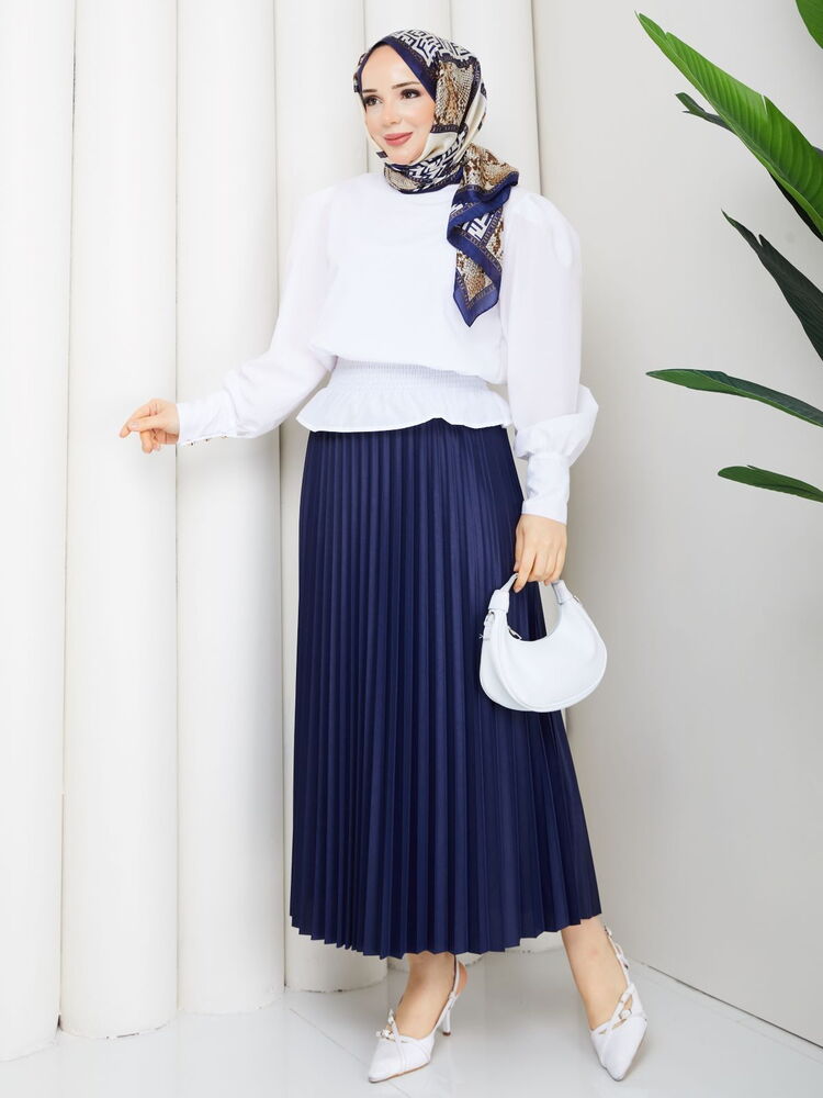 Gipe Detaylı Piliseli Etek Takım Laci