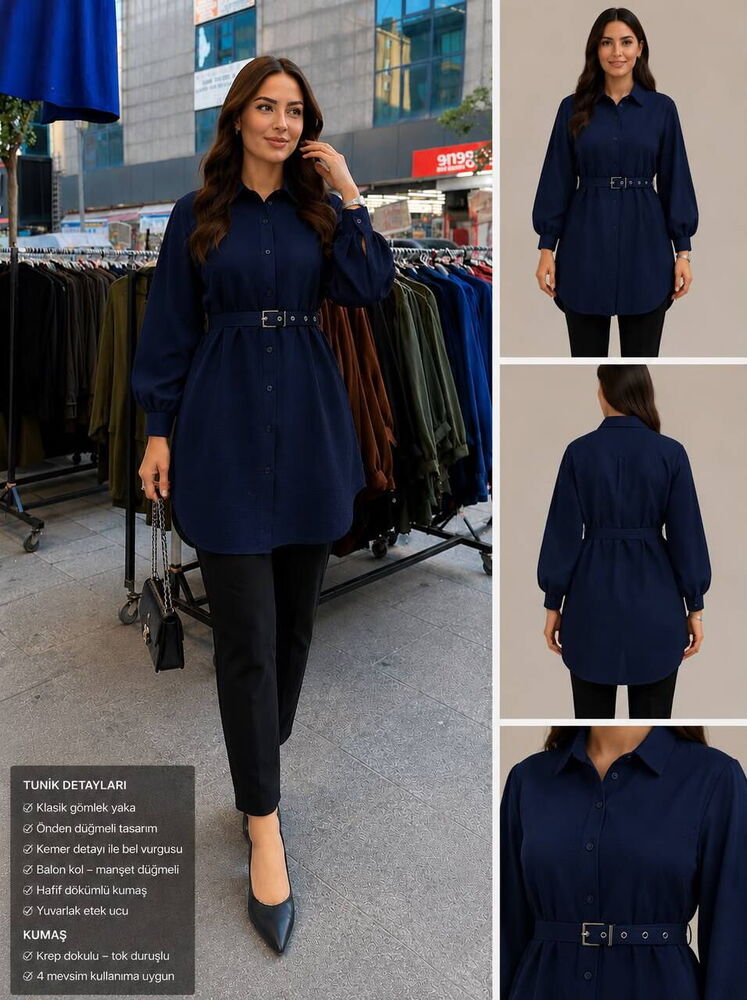 Kemerli Aerobin Tunik Laci