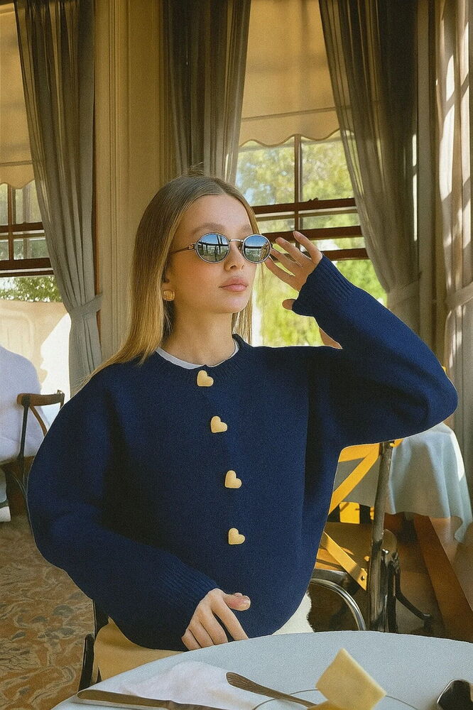 Kalpli Triko Hırka Laci