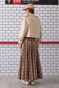 Etek Üstü Kısa Trenç Krem #3