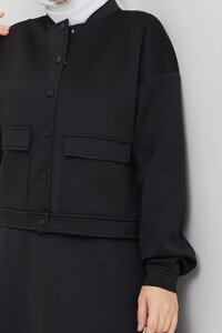 Scuba Bomber Ceket Siyah #3