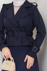 Etek Üstü Kısa Trençkot Laci #4