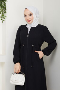 Belden Bağlamalı Giy Çık Kap Siyah #3