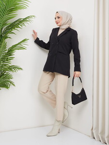 Blazer Ceket Siyah #2