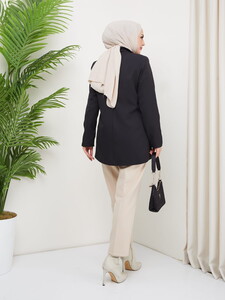 Blazer Ceket Siyah #3