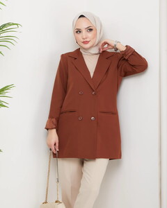 Blazer Ceket Kahve #2