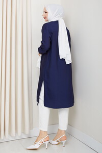 Yandan Yırtmaçlı Basic Tunik Laci #5