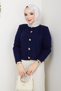 Kalpli Triko Hırkalı Piliseli Etek Takım Laci #3