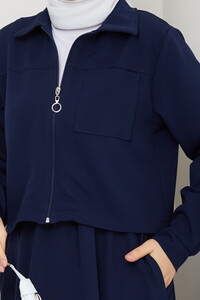 Önü Fermuarlı Etekli Takım Laci #4