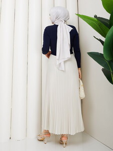 Omuzdan Büzgülü Sandy Bluz Takım Laci #5